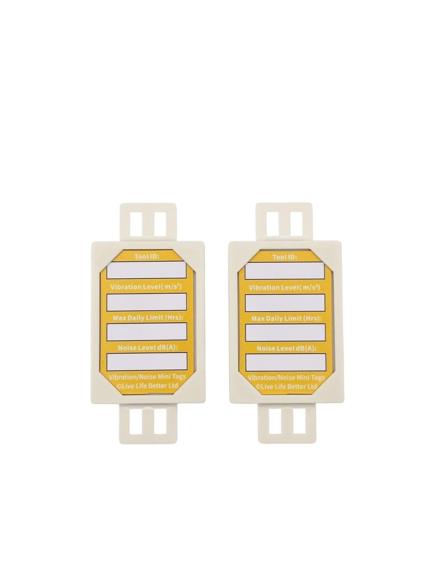 LIVELIFEBETTER® Vibration/Noise Mini Tags - Holders and Inserts