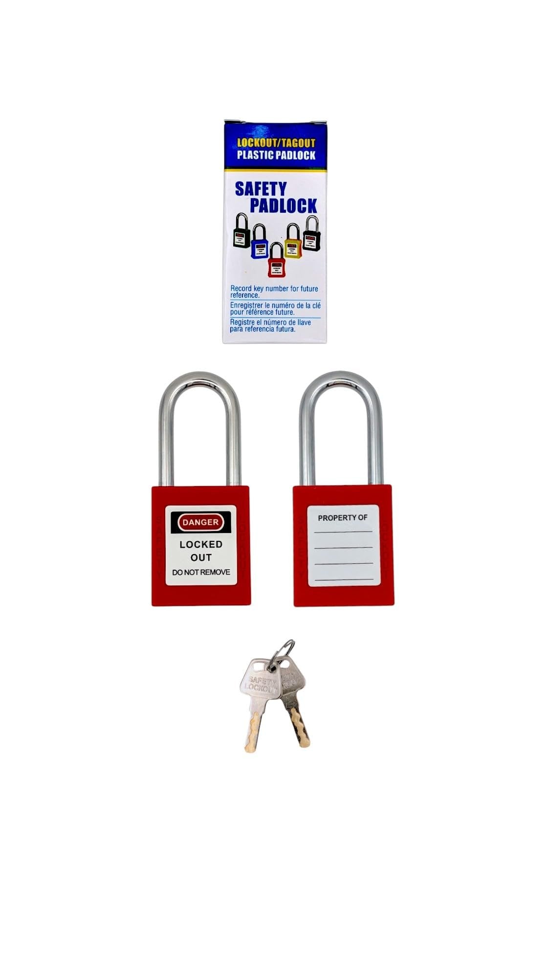 LIVELIFEBETTER® Lockout Tagout Kit – HSE-Compliant Electrical Lock Off Kit for Safe Isolation During Maintenance – Includes Padlock, Tags, Hasps & Devices