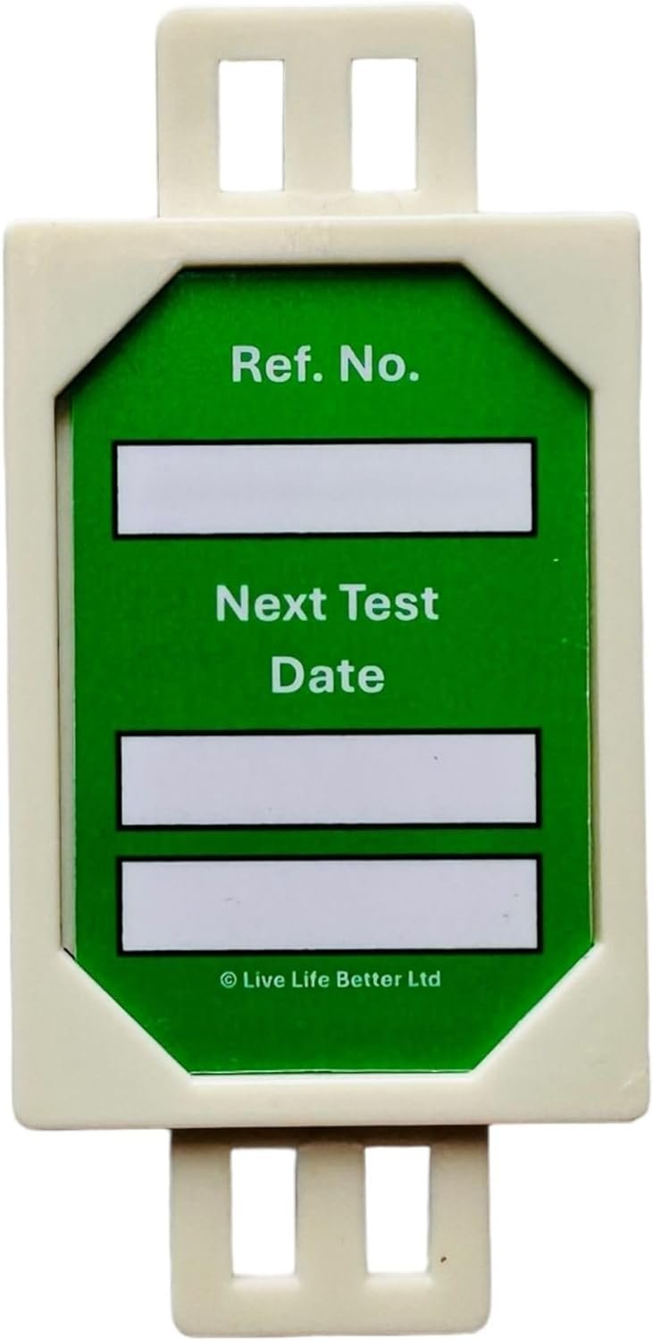 Equipment Testing Mini Tag and Insert - Pack of 20 Holders and 40 Inserts